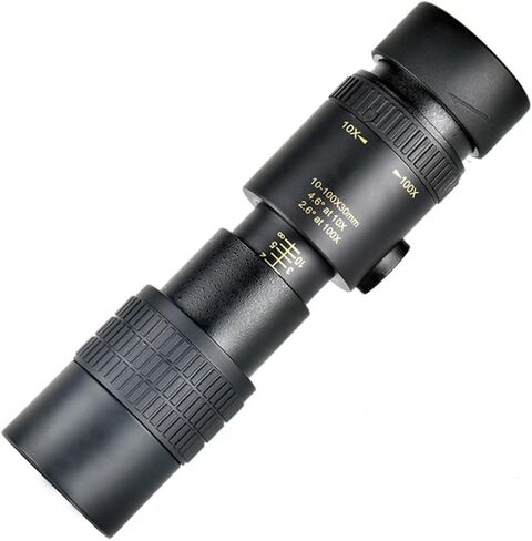 Monocular Telescope Portable Optical Scope for Outdoor Travel Camping Lens Compact Design No Tripod Required Black in Saudi Arabia
