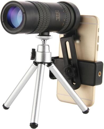 Monocular Telescope Portable Optical Scope for Outdoor Travel Camping Lens Compact Design No Tripod Required Black in Saudi Arabia
