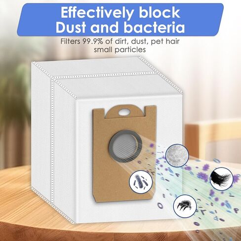 (6 Pack) T20+ HEPA Filters and Foam Filters Compatible With Airrobo T20+ Robot Vacuum Cleaner, Filters Accessories Kit, Filter Kit, Replacement Parts in Saudi Arabia
