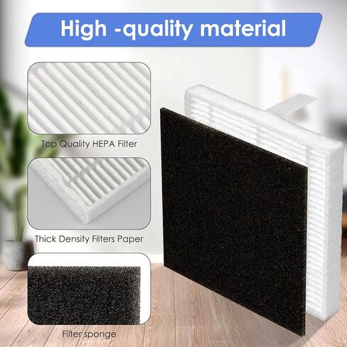 (6 Pack) T20+ HEPA Filters and Foam Filters Compatible With Airrobo T20+ Robot Vacuum Cleaner, Filters Accessories Kit, Filter Kit, Replacement Parts in Saudi Arabia