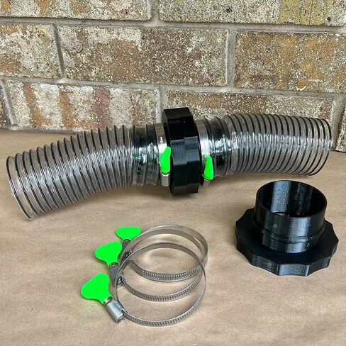 مجموعة أدوات تشغيل MagDuct System مقاس 2.5 بوصة مكونة من 10 قطع - تركيبات مجمع الغبار المغناطيسي قطع الاتصال السريع - مغناطيس النيوديميوم شديد التحمل على جميع المنافذ in Saudi Arabia