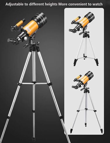 Professional Zoom Telescope for Adult Beginners,Astronomical Telescope Monocular Telescope with Tripod Double The Comfort in Saudi Arabia
