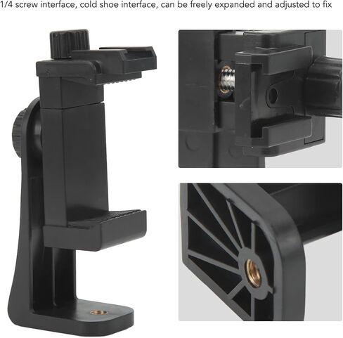 Cell Phone Clip Holder, Antidrop Smartphone Holder for Vlogging in Saudi Arabia
