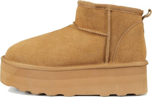 Women's Ultra Mini Platform Fashion Boot Classic Short Ankle Boot Cloud Warm Fur Lined Snow Boots Anti-Slip Winter Boots for Outdoor,Size:5-10.5 US in Kuwait
