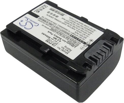 بطارية بديلة لسوني HDR-TG3E HDR-UX19E DCR-SR88E DCR-SR40 DCR-SR36E NP-FV50 (600 مللي أمبير) in Kuwait