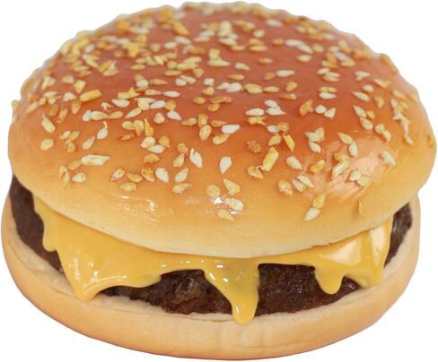 Realistic Fake Cheeseburger Prop for Display & Décor in Saudi Arabia