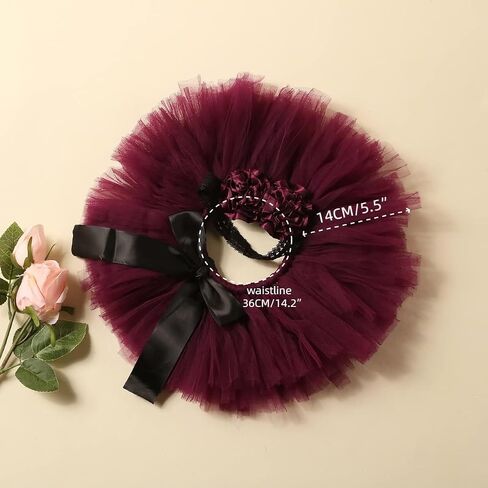 Newborn Photography Outfit Girls Pink Tutu with Headband, Newborn Outfits Baby Girls Photo Props Tutu Skirt in Saudi Arabia
