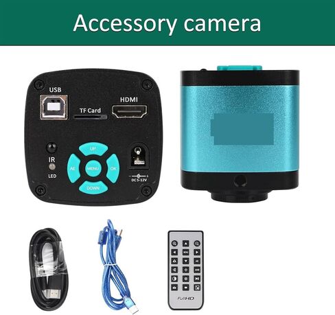 مجهر 4K مجهر رقمي 48 ميجابكسل للإلكترونيات USB كاميرات صناعية HDMI 1-150X تكبير C عدسة مثبتة على الهاتف Pcb لحام (كاميرا) in Kuwait