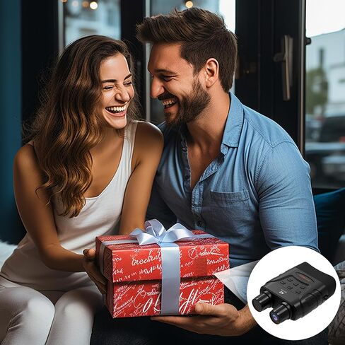 نظارات رؤية ليلية، مناظير للرؤية الليلية بالأشعة تحت الحمراء 4K للعرض في الظلام بنسبة 100% مع شاشة كبيرة عالية الدقة، تكبير رقمي 5X و7 IR، بطاقة TF 32 جيجا للصيد والتخييم ومشاهدة الطيور in Kuwait