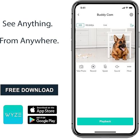 Wyze Cam Black V2 (متجدد) in Kuwait