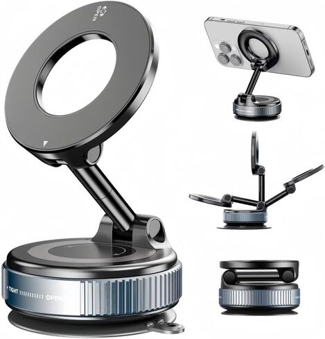 Car Phone Mount Holder for Honda e 2019-2024,Dashboard Windshield Phone Holder Strongest Magnetic 360° Adjustable Hands Free Anti-Drop Cell Phone Holder,Black in Saudi Arabia