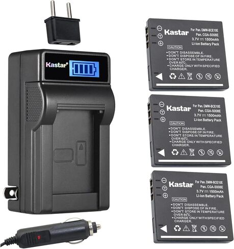 Kastar DB-70 LCD AC Battery Charger Compatible with Ricoh DB-70 Battery, Ricoh BJ-7 Charger, RICOH CX1, CX2, Caplio R6, Caplio R7, Caplio R8, Caplio R10 Cameras in Saudi Arabia