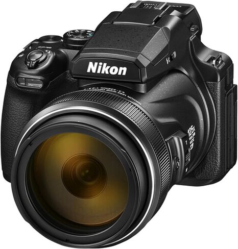 كاميرا نيكون كولبيكس P1100 سوبر زووم الرقمية | فيديو 125x، 16 ميجابكسل بدقة 4K + ذاكرة سعة 64 جيجابايت + مقبض تثبيت + حزمة برامج + المزيد (حزمة القيمة) (متجددة) in Saudi Arabia