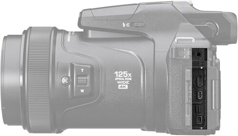 كاميرا نيكون كولبيكس P1100 سوبر زووم الرقمية | فيديو 125x، 16 ميجابكسل بدقة 4K + ذاكرة سعة 64 جيجابايت + مقبض تثبيت + حزمة برامج + المزيد (حزمة القيمة) (متجددة) in Saudi Arabia