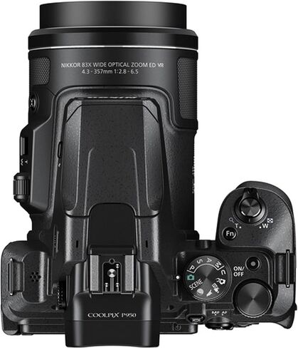 كاميرا نيكون COOLPIX P950 الرقمية زووم 24-2000 ملم | 83x، فيديو بدقة 16 ميجابكسل بدقة 4K + ذاكرة سعة 64 جيجابايت، وحقيبة، وحامل ثلاثي القوائم، ومرشحات، وإضاءة فيديو LED والمزيد (حزمة كاميرا مكونة من 28 قطعة) (متجددة) in Kuwait