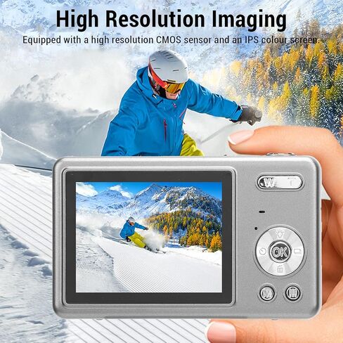كاميرا رقمية بدقة 4K بدقة 50 ميجابكسل للتصوير الفوتوغرافي، وكاميرات تكبير رقمي 16x وكاميرات التصوير مع شاشة 2.4 بوصة، وكاميرا سفر مدمجة (64 جيجابايت) in Kuwait