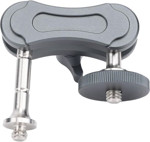 Yunseity Dual Ball Head Flexible Arm for Camera Tripods, 360° Rotation Adjustable Articulating Arm for Camera with LED Light, Compatible with 1/4 Inch Screw in Saudi Arabia