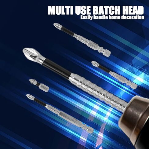 Long Screwdriver Bit Set Non-Slip Phillips Head Power Drill Electric Screwdriver Bits for Power Drilling Magnetic Car Tools (90L,1pcs) in Saudi Arabia