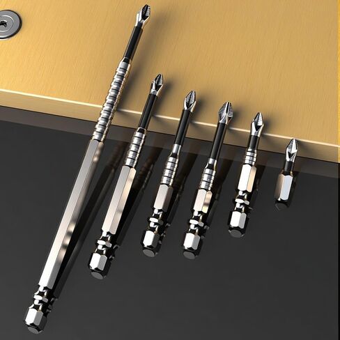 Long Screwdriver Bit Set Non-Slip Phillips Head Power Drill Electric Screwdriver Bits for Power Drilling Magnetic Car Tools (90L,1pcs) in Saudi Arabia
