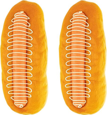 2 Pack Artificial Hot Dog Bread Fake Realistic Food for Decoration Model Kitchen Photo Props in Kuwait