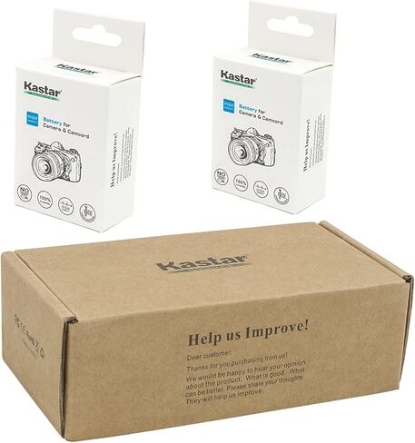 Kastar BLC12 2X Battery + USB Dual Charger Replacement for Panasonic DMW-BLC12, DMW-BLC12E, DMW-BLC12PP and Panasonic Lumix DMC-FZ200, DMC-FZ1000, DMC-G5, DMC-G6, DMC-GH2 Digital Cameras in Saudi Arabia