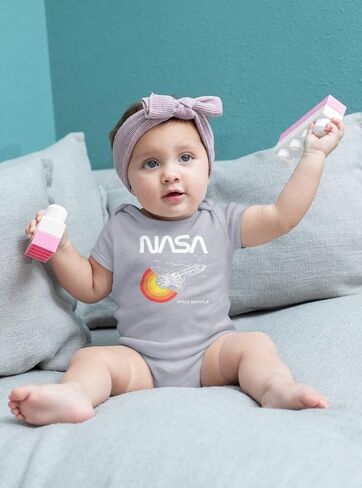 Pop Threads Space Shuttle Diagram Infant Baby Boy Girl Bodysuit in Saudi Arabia