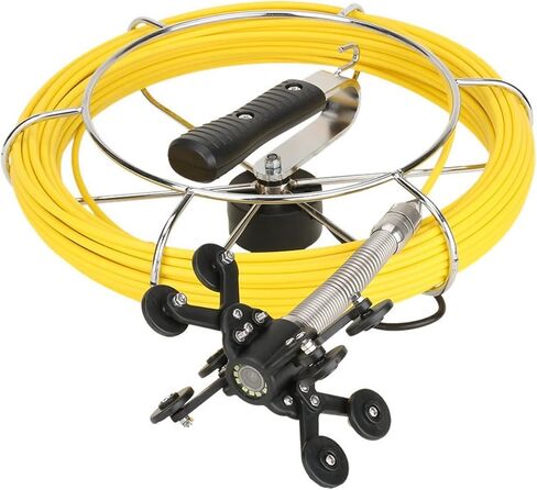 Borescope, Endoscope Camera Sewer Camera 512Hz Transmitter Sonde for Pipe Location Endoscope Camera 9"LCD DVR Screen Plumbing Borescope Inspection Camera Easy to Navigate in Saudi Arabia