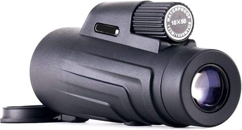 Portable Binoculars High Power 10x50 Monocular Telescope, Waterproof BAK4 Prism Lens Monocular Compact with Monocular with Backpack for Bird Watching Theater Concerts Sport Games in Saudi Arabia
