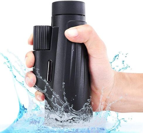 Portable Binoculars High Power 10x50 Monocular Telescope, Waterproof BAK4 Prism Lens Monocular Compact with Monocular with Backpack for Bird Watching Theater Concerts Sport Games in Saudi Arabia