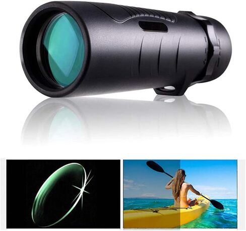 Portable Binoculars High Power 12x42 Monocular Telescope, High BAK4 Prism Lens Monocular Telescope Compact with HD Life Waterproof Monocular for Adults Bird Watching in Saudi Arabia