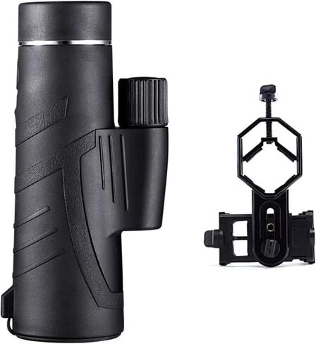 Portable Binoculars High Power 10x42 Monocular Telescope, High HD Monocular Telescope Compact with BAK4 Prism Lens ED Glass Monocular with Smartphone Adapter for Adults Bird Watching,for in in Saudi Arabia