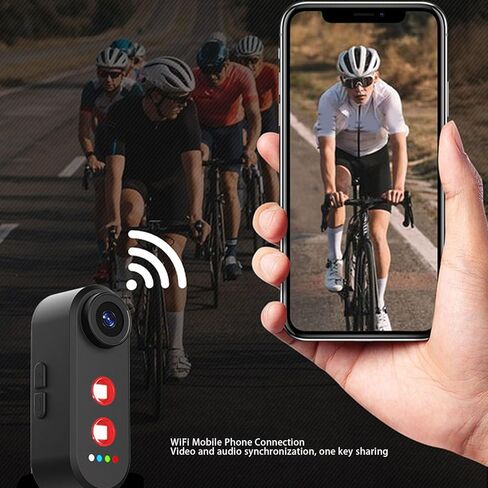 كاميرا Vikye Bike مع ضوء خلفي، مسجل ركوب الدراجات 4K، كاميرا رؤية خلفية بزاوية واسعة 140 درجة لركوب الدراجات في الهواء الطلق in Kuwait
