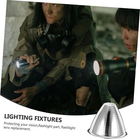 DOITOOL 2Pcs LED Light Reflector Cups Spotlight Shade Accessory Cap for Flashlight Glare Lighting Portable Design for Outdoor Camping and Indoor Use Eye Comfort Illumination in Saudi Arabia