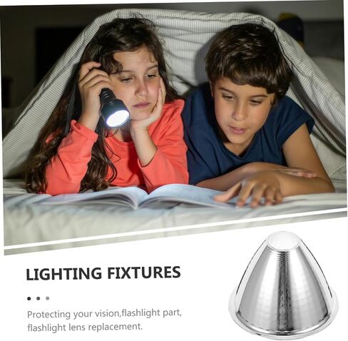 DOITOOL 2Pcs LED Light Reflector Cups Spotlight Shade Accessory Cap for Flashlight Glare Lighting Portable Design for Outdoor Camping and Indoor Use Eye Comfort Illumination in Saudi Arabia
