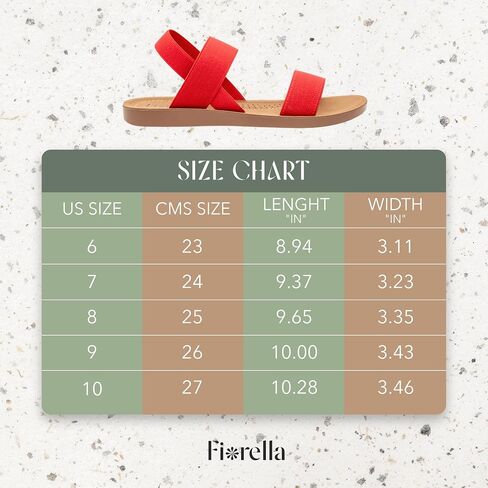 FIORELLA Sandals Women Womens Sandals Elastic Straps Flat Comfortable Slides Dress Shoes for Women | Lightweight Summer Shoes in Saudi Arabia