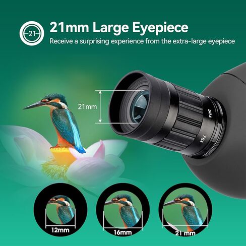 نطاقات اكتشاف SVBONY SV28 مع حامل ثلاثي القوائم، نطاق اكتشاف 25-75x70 مع محول الهاتف، IP65 نطاق رصد مقاوم للماء للضباب لإطلاق النار على الهدف، ومشاهدة الطيور in Kuwait