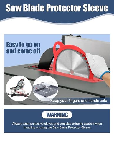 تخزين شفرة المنشار السيليكون، واقي حامل شفرة المنشار، عبوة واحدة لقطر الشفرة الدائرية 10 بوصة، حامل سهل وحماية الأصابع مناسب لديابلو، ماكيتا، ديوالت، الحرفيين والمزيد in Kuwait