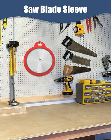 تخزين شفرة المنشار السيليكون، واقي حامل شفرة المنشار، عبوة واحدة لقطر الشفرة الدائرية 10 بوصة، حامل سهل وحماية الأصابع مناسب لديابلو، ماكيتا، ديوالت، الحرفيين والمزيد in Kuwait