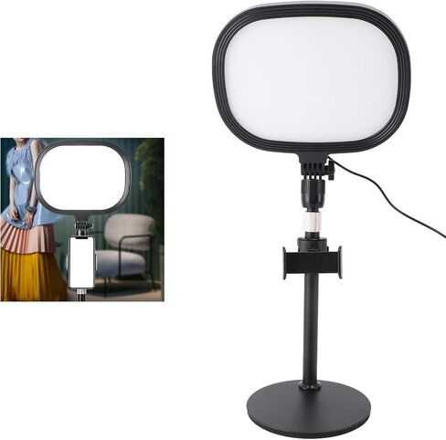 3 in 1 Video Conference Light, Adjustable Height 3 Color Modes Option 10 Level Brightness Multifunctional Zoom Lighting for Computer in Saudi Arabia