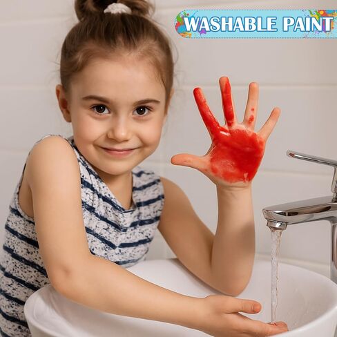 Epakh May Your Days Be Merry and Bright, Christmas Handprint Craft Kit, DIY Fingerprint Art for Family Activity with Wooden Board, Paint and Brushes in Saudi Arabia