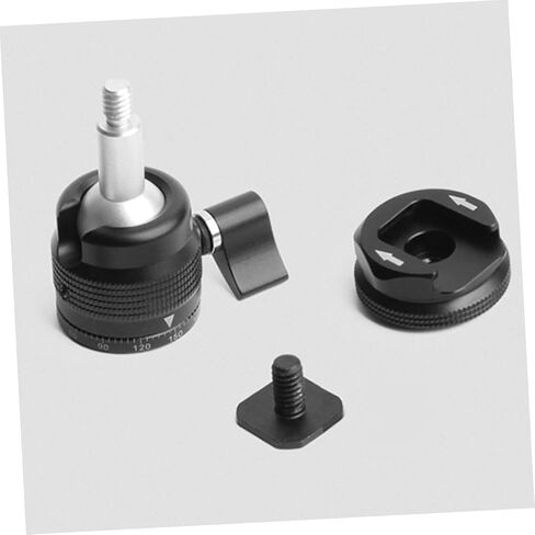 Swivel Head Tripod Spherical Head for Portable Camera Accessories Durable Metal Design for Fill Light and Photography Use in Saudi Arabia