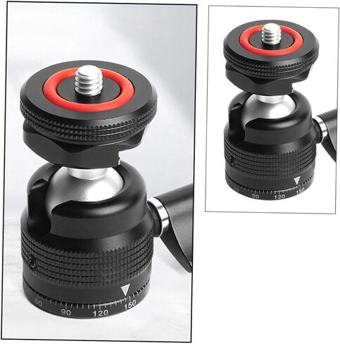 Swivel Head Tripod Spherical Head for Portable Camera Accessories Durable Metal Design for Fill Light and Photography Use in Saudi Arabia