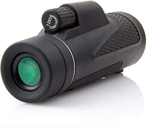 Portable Binoculars High Power Monocular 12x50 ful Monoculars Zoom Field Great Handheld Telescope with Phone Clip for Bird Watching in Saudi Arabia
