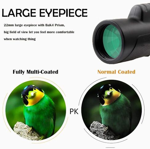 Monoculars Telescope High Power 12X50 High Power Compact Monocular Waterproof Monoculars Scope with BAK4 Multi-Coated Zoom Lens - for Camping Travelling Binoculars in Saudi Arabia