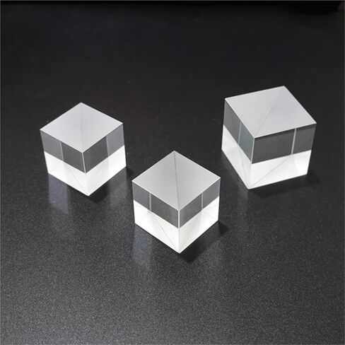 25mm Optical Glass Beam Splitter Prism Cube - Optical Lab 50%:50% Split Ratio in Saudi Arabia