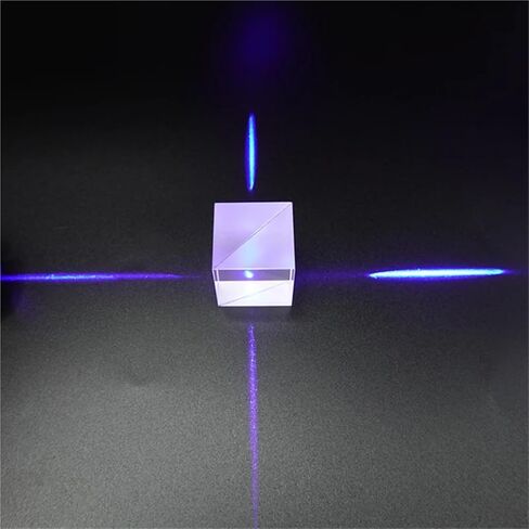 25mm Optical Glass Beam Splitter Prism Cube - Optical Lab 50%:50% Split Ratio in Saudi Arabia