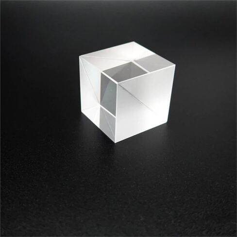 25mm Optical Glass Beam Splitter Prism Cube - Optical Lab 50%:50% Split Ratio in Saudi Arabia