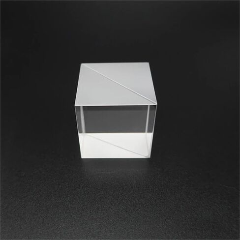 25mm Optical Glass Beam Splitter Prism Cube - Optical Lab 50%:50% Split Ratio in Saudi Arabia