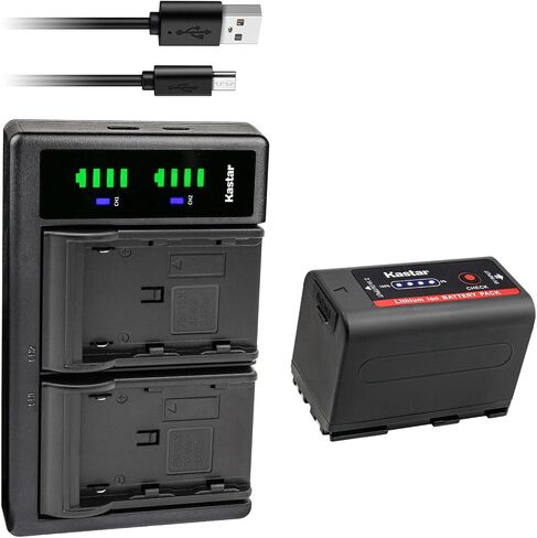 بطارية Kastar BP-950G Pro وشاحن USB LTD2 متوافق مع Canon BP-911 BP-911K BP-914 BP-915 BP-925 BP-930 BP-935 BP-945 BP-950 BP-955 BP-950GPro BP-970 BP-970G BP-975 بطارية BP-980GPro in Kuwait