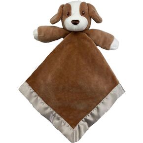 Plush Puppy Baby Lovey, Soft Security Blanket for Babies, 18" x 18", Perfect Comfort Toy for Newborns, Ideal Baby Gift for Boys and Girls in Saudi Arabia